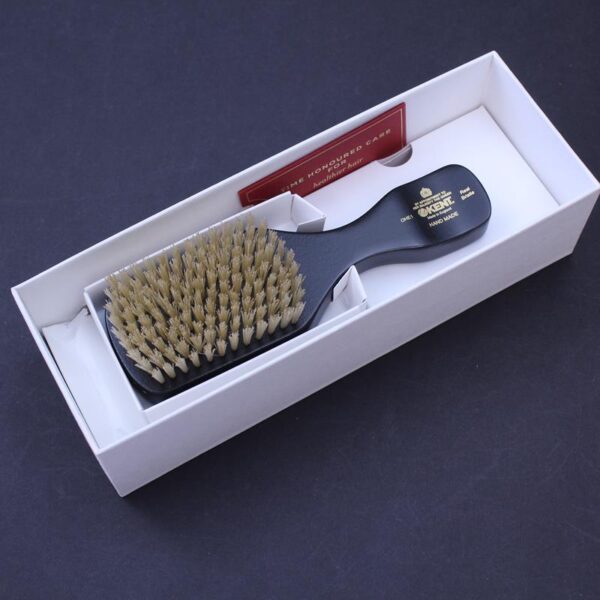 Kent Men's Club Brush - Handmade Ebony Pure Bristle Hairbrush - Image 2