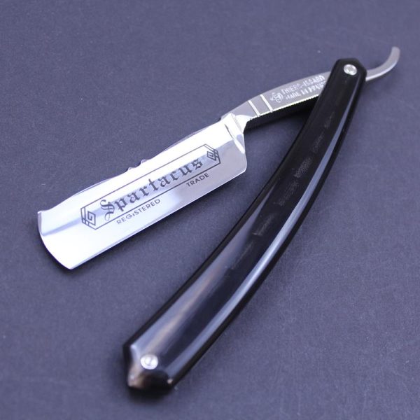 TI 6/8 Flower Black Horn Razor - Image 2