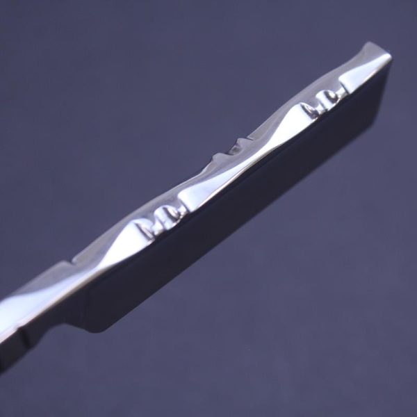 TI 6/8 Flower Black Horn Razor - Image 6