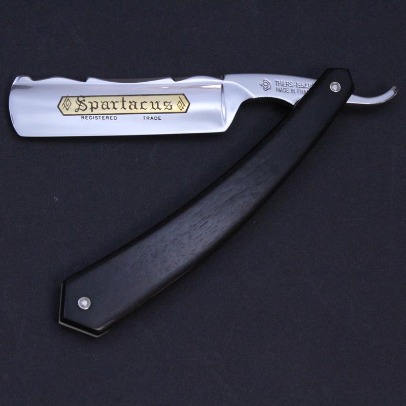 TI Ebony 6/8 Razor With Historic Festonne Design - Image 3