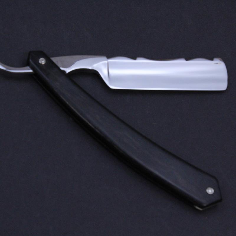 TI Ebony 6/8 Razor With Historic Festonne Design - Image 5
