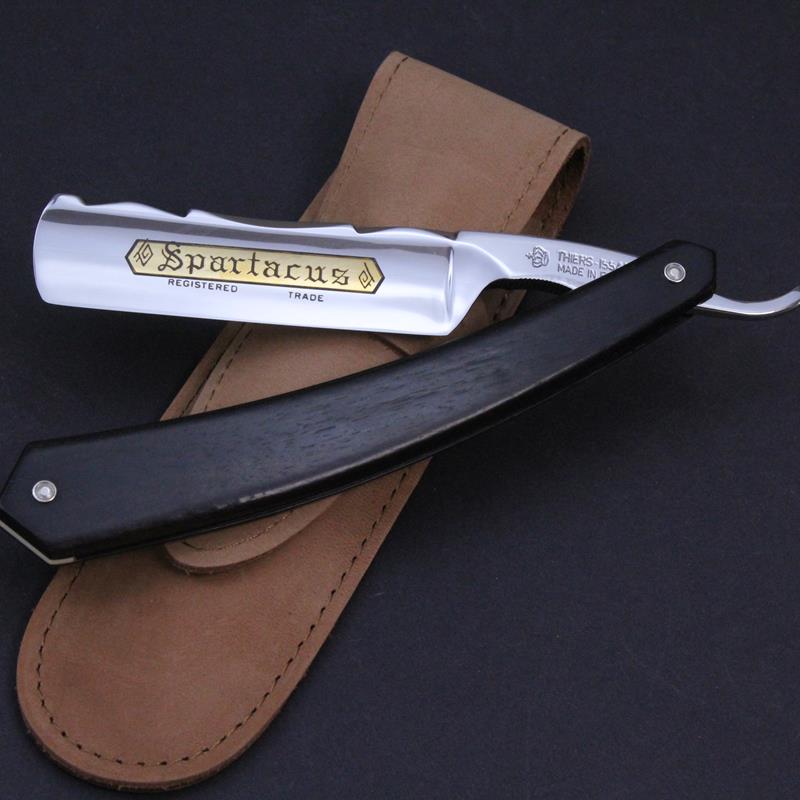 TI Ebony 6/8 Razor With Historic Festonne Design - Image 7