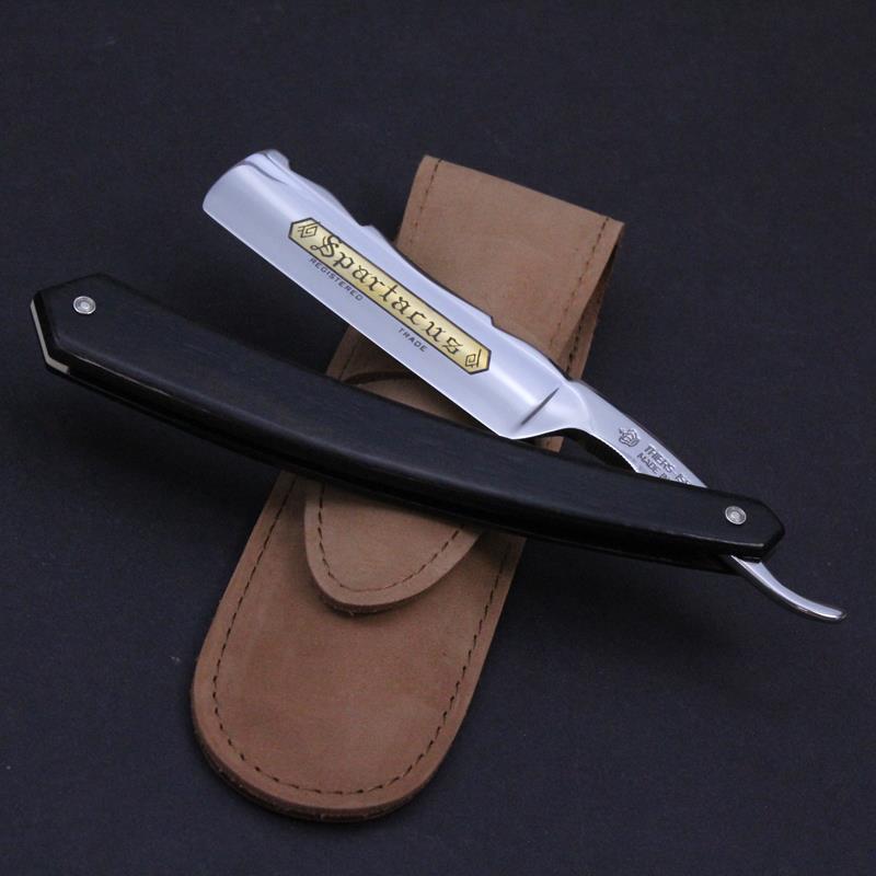 TI Ebony 6/8 Razor With Historic Festonne Design - Image 8