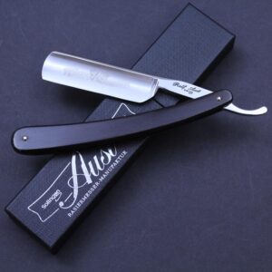Ralf Aust 6/8 Stainless Steel Razor with African Blackwood Scales