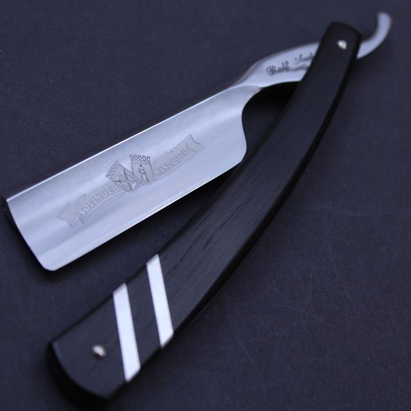 Ralf Aust 6/8 Inlaid Ebony French Point Razor - Image 5