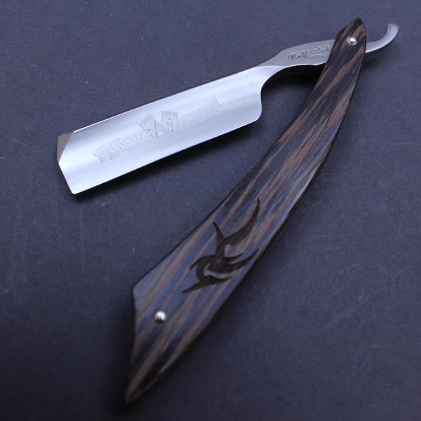 Ralf Aust 6/8 Contemporary Razor with Wenge Wood Scales - Image 4