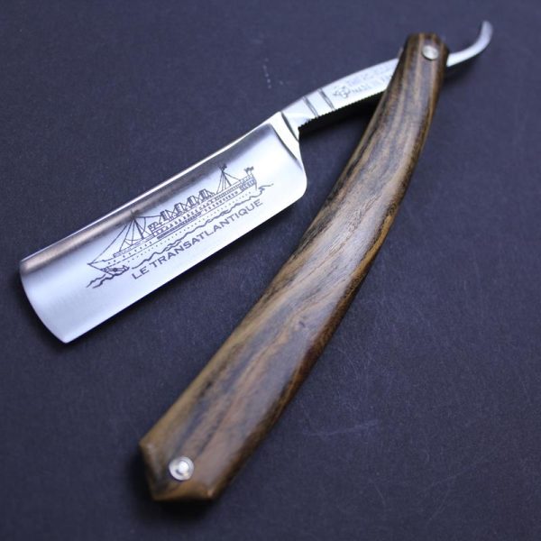 Thiers Issard 6/8 Pistachio Wood Razor with Transatlantique Jane Mark - Image 3