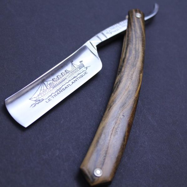Thiers Issard 6/8 Pistachio Wood Razor with Transatlantique Jane Mark - Image 8