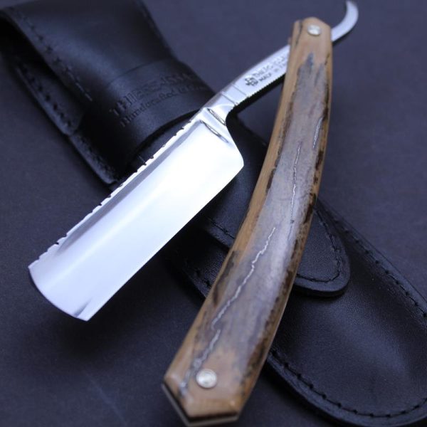 Thiers Issard Mammoth Ivory 6/8 Diamond Design Razor - Image 2