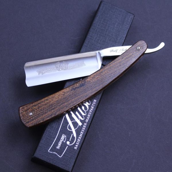 Ralf Aust 8/8 Spanish Point Razor with Bocote Scales