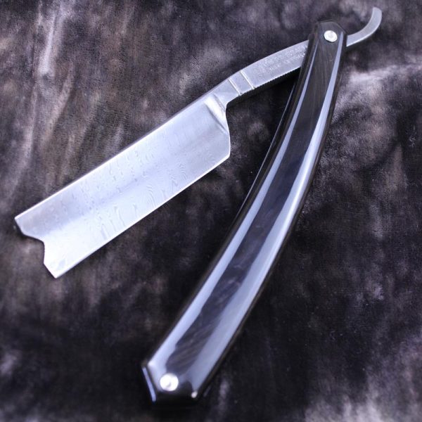 Thiers-Issard Damascus Razor In Black Horn - Image 10
