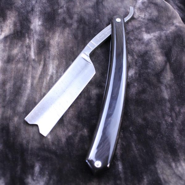Thiers-Issard Damascus Razor In Black Horn - Image 7