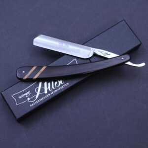 Ralf Aust 5/8 Razor with Inlaid African Blackwood Scales