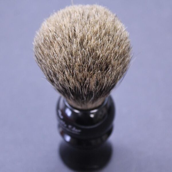 Invisible Edge Pure Badger Shaving Brush Black - Image 4
