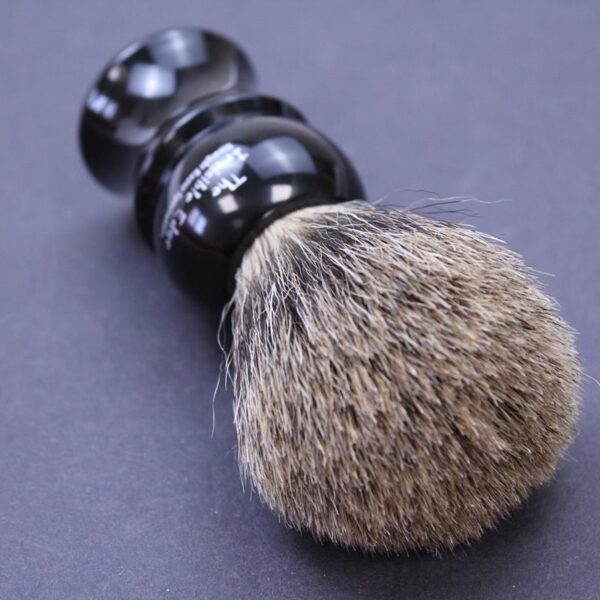 Invisible Edge Pure Badger Shaving Brush Black - Image 2