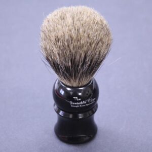 Invisible Edge Pure Badger Shaving Brush Black