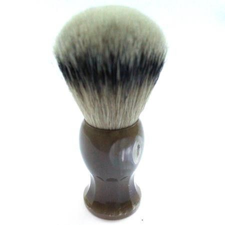 Custom Shaving Brush In Blonde Horn  - 3