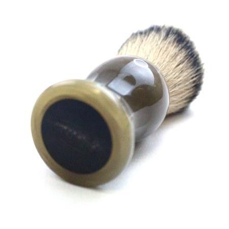 Custom Shaving Brush In Blonde Horn  - 5