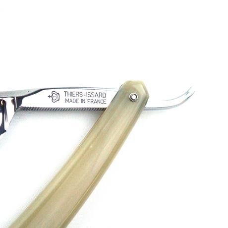 TI Blonde Horn 6/8 Razor with Historic Thiers Issard Four Star Design