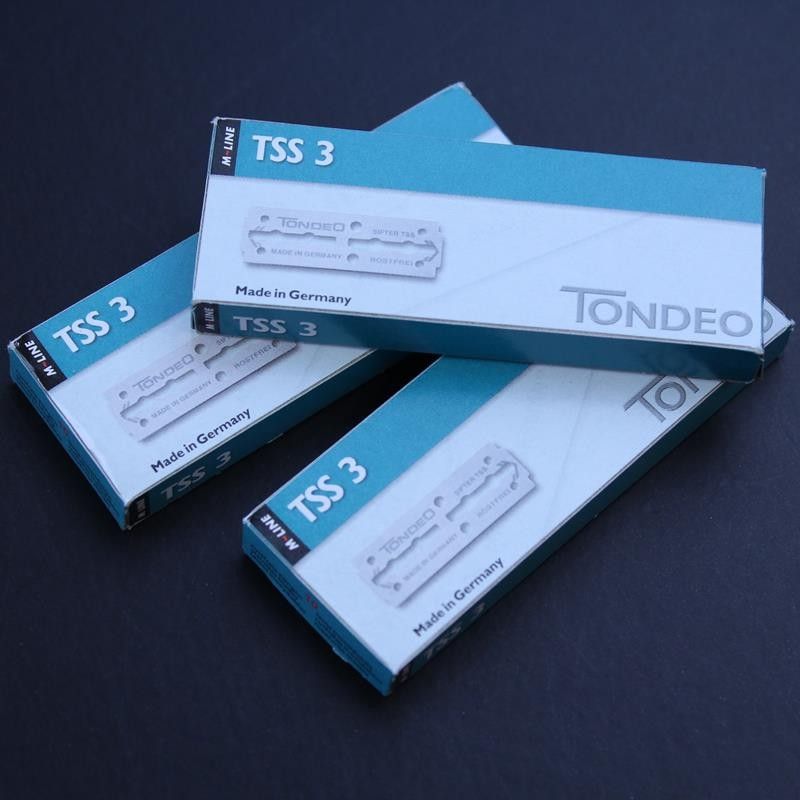 Tondeo TSS3 Shavette blades 3 pack
