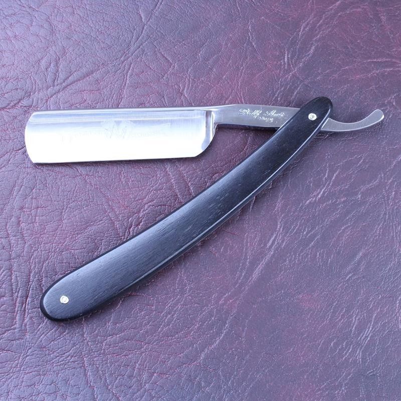 Ralf Aust 6/8 Stainless Steel Razor with African Blackwood Scales