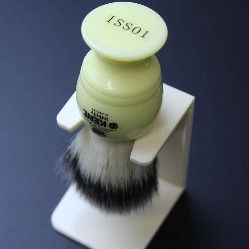 Kent "Wet Is Best" Synthetic Shave Brush and Stand Set