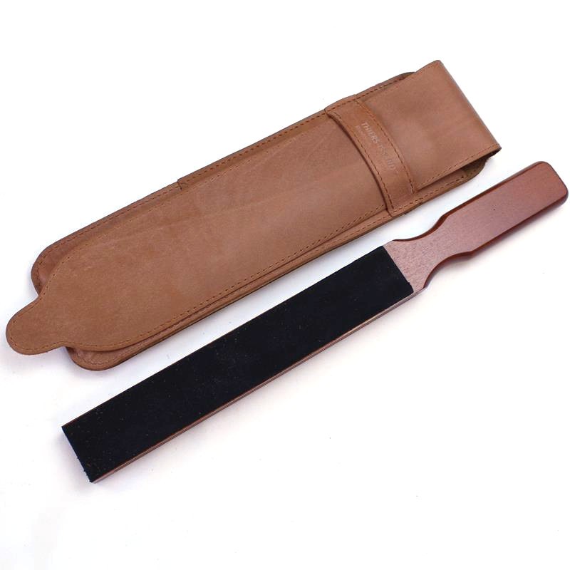 TI Luxury Travel Strop in Brown Leather Case